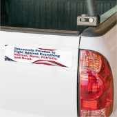 Republikeinse sticker anti-democratisch bericht (Op Truck)