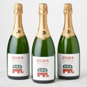 republikeinse tank 2024 sparkling wijnetiket (Flessen)