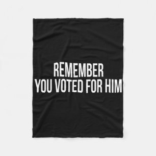 Republikeinse Trump Democraat Versnelling Uni Fleece Deken