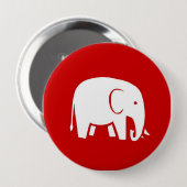 Republikeinse vrouwen voor Hillary Logo Button (Voorkant /achterkant)
