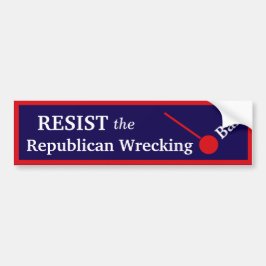 Republikeinse Wrecking Ball Bumpersticker