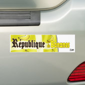 République de Bananes Bumpersticker (Op auto)