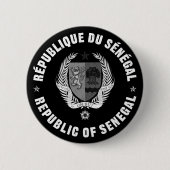 Republique Du Senegal Ronde Button 5,7 Cm (Voorkant)
