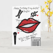 Reputatie Verjaardag Kaart (Gele Bloem)