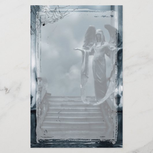 Requiem Gothic Stationery Briefpapier (Voorkant)