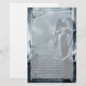 Requiem Gothic Stationery Briefpapier (Voorkant / Achterkant)