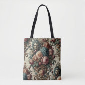 Requiem Rhapsody - Gotisch Barok Bloemenbeest Tote Bag (Voorkant)