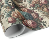 Requiem Rhapsody - Gotische Bloemen Bandana Cadeaupapier (Rol Hoek)