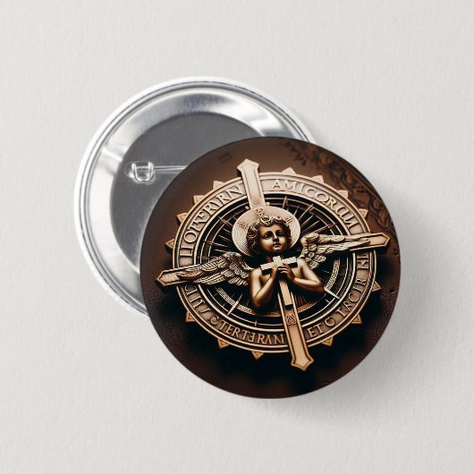 REQUIEM RONDE BUTTON 5,7 CM (Voorkant /achterkant)