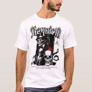 Requiem Skull Gentleman Artwork T-shirt