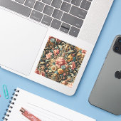 Requiem voor Arcana – Gotische bloemdesign Sticker (Laptop met iPhone)
