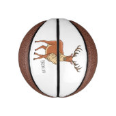Rerendierillustratie cartoon basketbal (Verticaal)