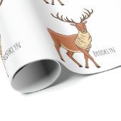 Rerendierillustratie cartoon cadeaupapier (Rol Hoek)