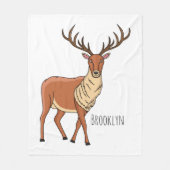 Rerendierillustratie cartoon fleece deken (Voorkant)