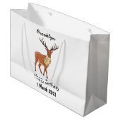 Rerendierillustratie cartoon groot cadeauzakje (Voorkant Gekanteld)