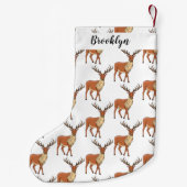 Rerendierillustratie cartoon kleine kerstsok (Achterkant)