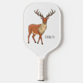 Rerendierillustratie cartoon pickleball paddle (Achterkant)