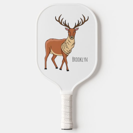 Rerendierillustratie cartoon pickleball paddle (Voorkant)