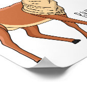 Rerendierillustratie cartoon poster (Hoek)