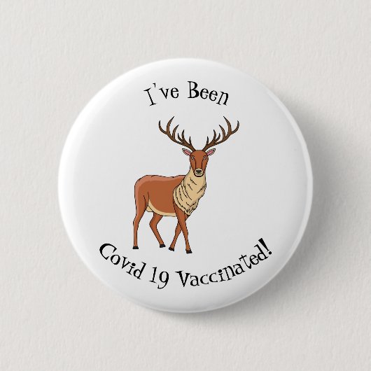Rerendierillustratie cartoon ronde button 5,7 cm (Voorkant)