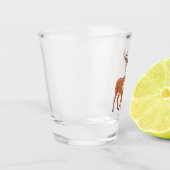 Rerendierillustratie cartoon shot glas (Links)