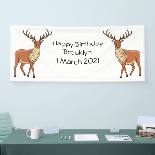 Rerendierillustratie cartoon spandoek (Beurs)