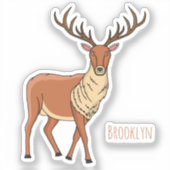 Rerendierillustratie cartoon sticker (Voorkant)