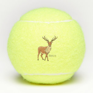 Rerendierillustratie cartoon tennisballen