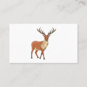 Rerendierillustratie cartoon visitekaartje (Achterkant)