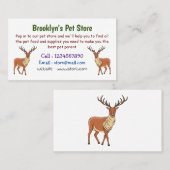 Rerendierillustratie cartoon visitekaartje (Voorkant / Achterkant)