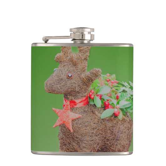 Rerendierkerstversiering Heupfles (Voorkant)