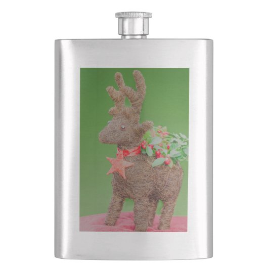 Rerendierkerstversiering Heupfles (Voorkant)