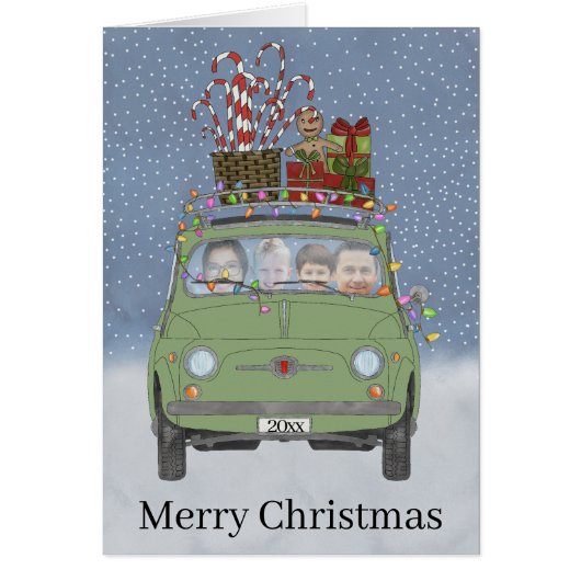 Rero Fiat 500 aanpasbare fotokaart (Voorkant)