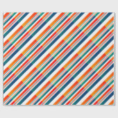 Rero Funky Colors 70s 80s Cadeaupapier (Vlak)