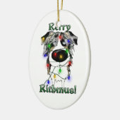 Rerry Rithmus - Australian Shepherd Keramisch Ornament (Links)