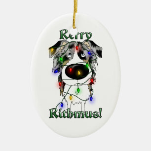 Rerry Rithmus - Australian Shepherd Keramisch Ornament