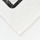 Rertro Vintage Charlie Dont Surf Fleece Deken (Hoek)