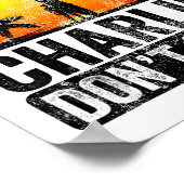 Rertro Vintage Charlie Dont Surf Poster (Hoek)