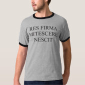 Res Firma Mitescere Nescit T-shirt (Voorkant)