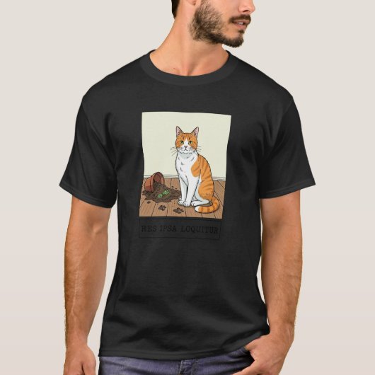 Res Ipsa Loquitur Kat Mem T-shirt (Voorkant)