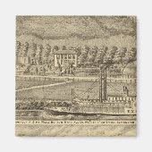 Res van wijlen Thompson H Sims Magneet (Voorkant)