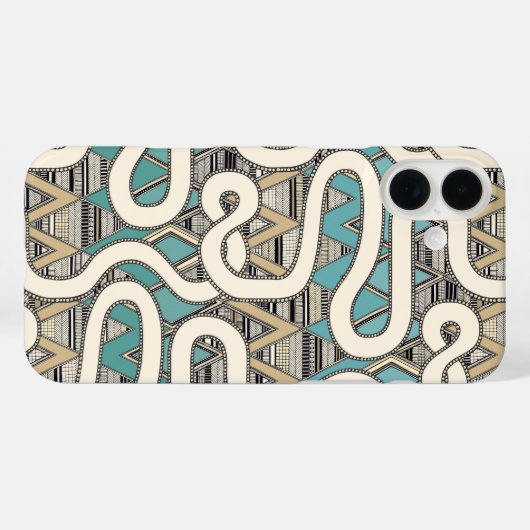 RESA aqua Case-Mate iPhone Case (Achterkant (horizontaal))