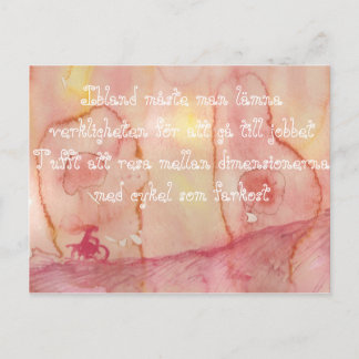 Resa mellan dimensionerna briefkaart