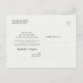 Resave the Date Wedding Postponement Mason Jars Aankondigingskaart (Achterkant)
