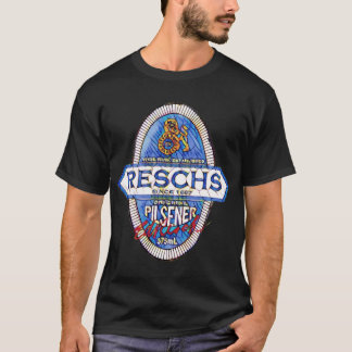 RESCHS PILSENER Beer Label boy family T-shirt