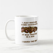 Rescuate Chocolate Funny Mug Koffiemok (Links)