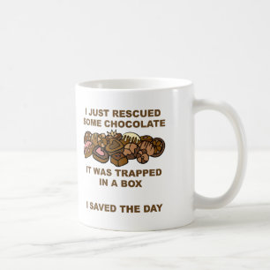 Rescuate Chocolate Funny Mug Koffiemok