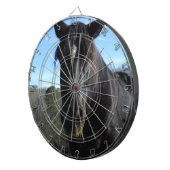 Rescuated Black Draft Horse Dartbord (Voorkant Rechts)