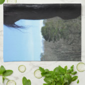 Rescuated Black Draft Horse Theedoek (Gevouwen)