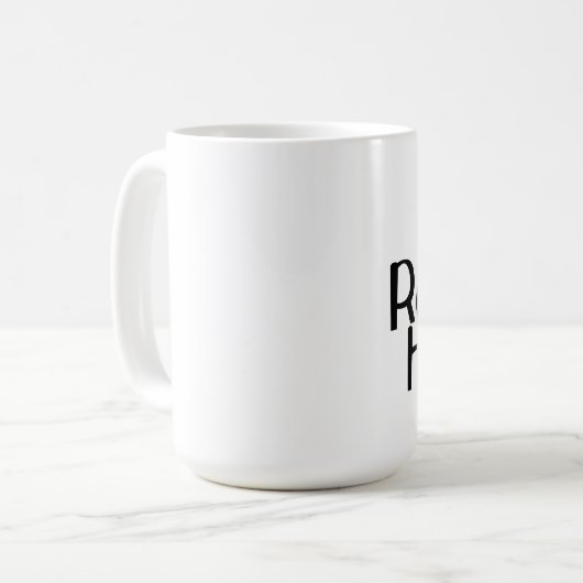 Rescuated Human Hondenliefhebber Tweekleurige Koffiemok (Voorkant links)